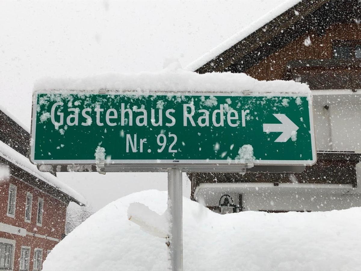 Gaestehaus Rader Вайсбриах Екстериор снимка